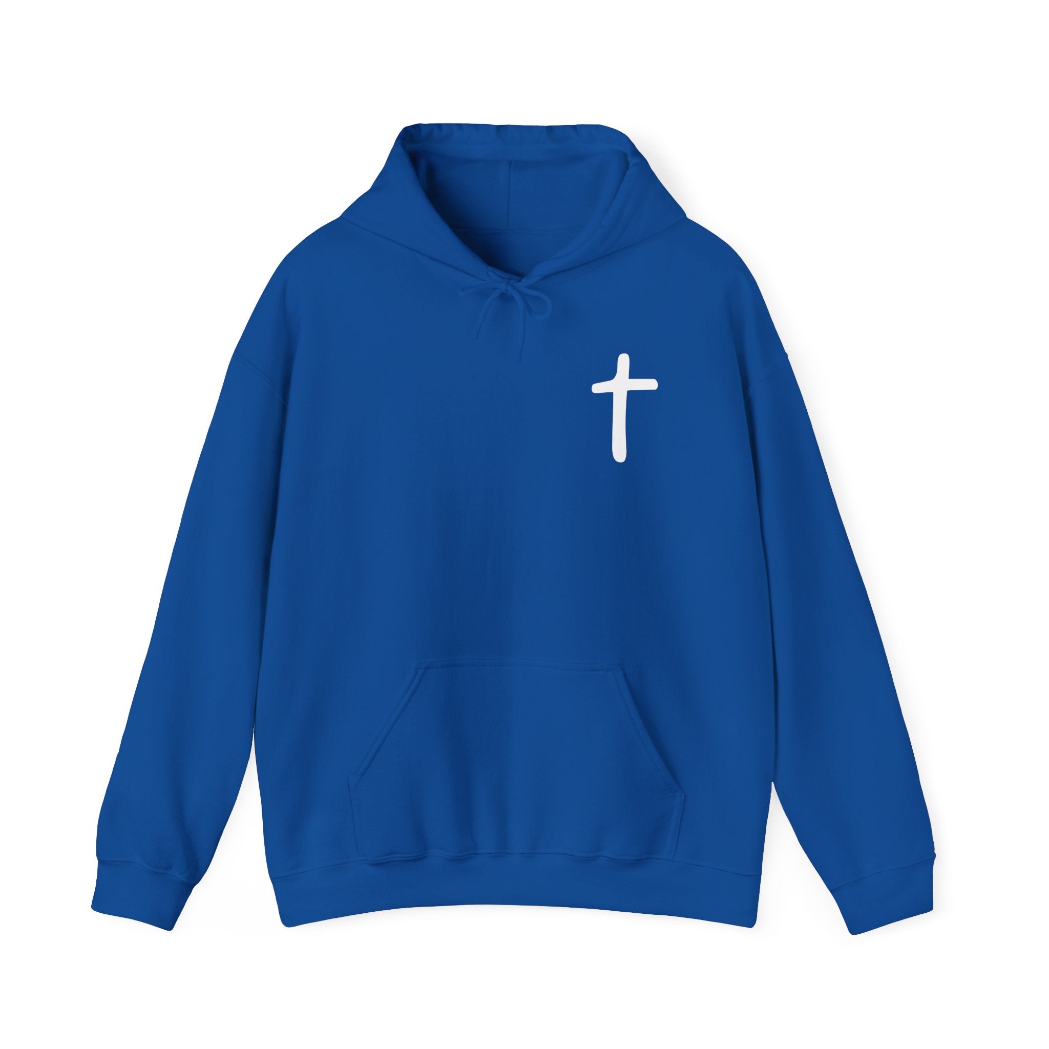 Forgiven Hoodie — Psalm 32:1 Christian Cross Sweatshirt