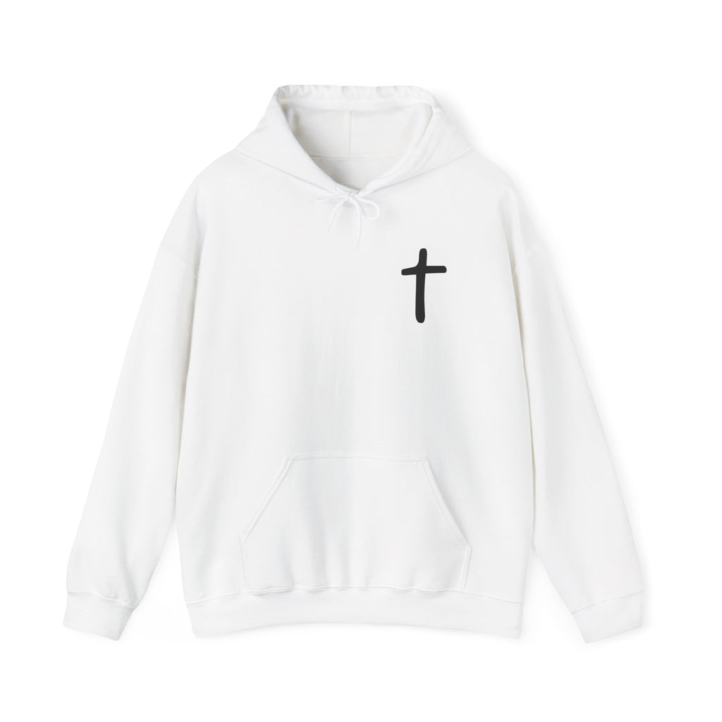 Forgiven Hoodie — Psalm 32:1 Christian Cross Sweatshirt