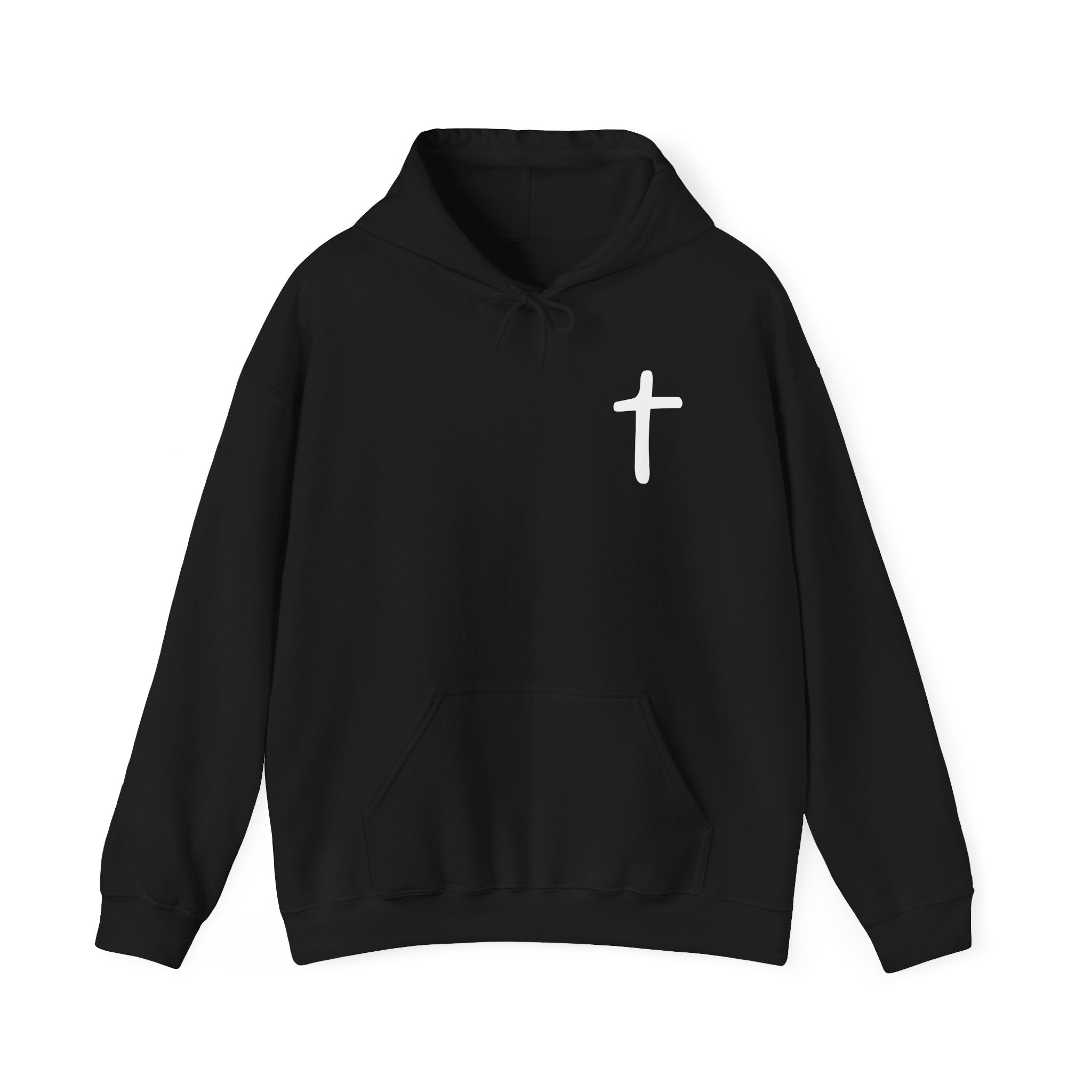 Forgiven Hoodie — Psalm 32:1 Christian Cross Sweatshirt