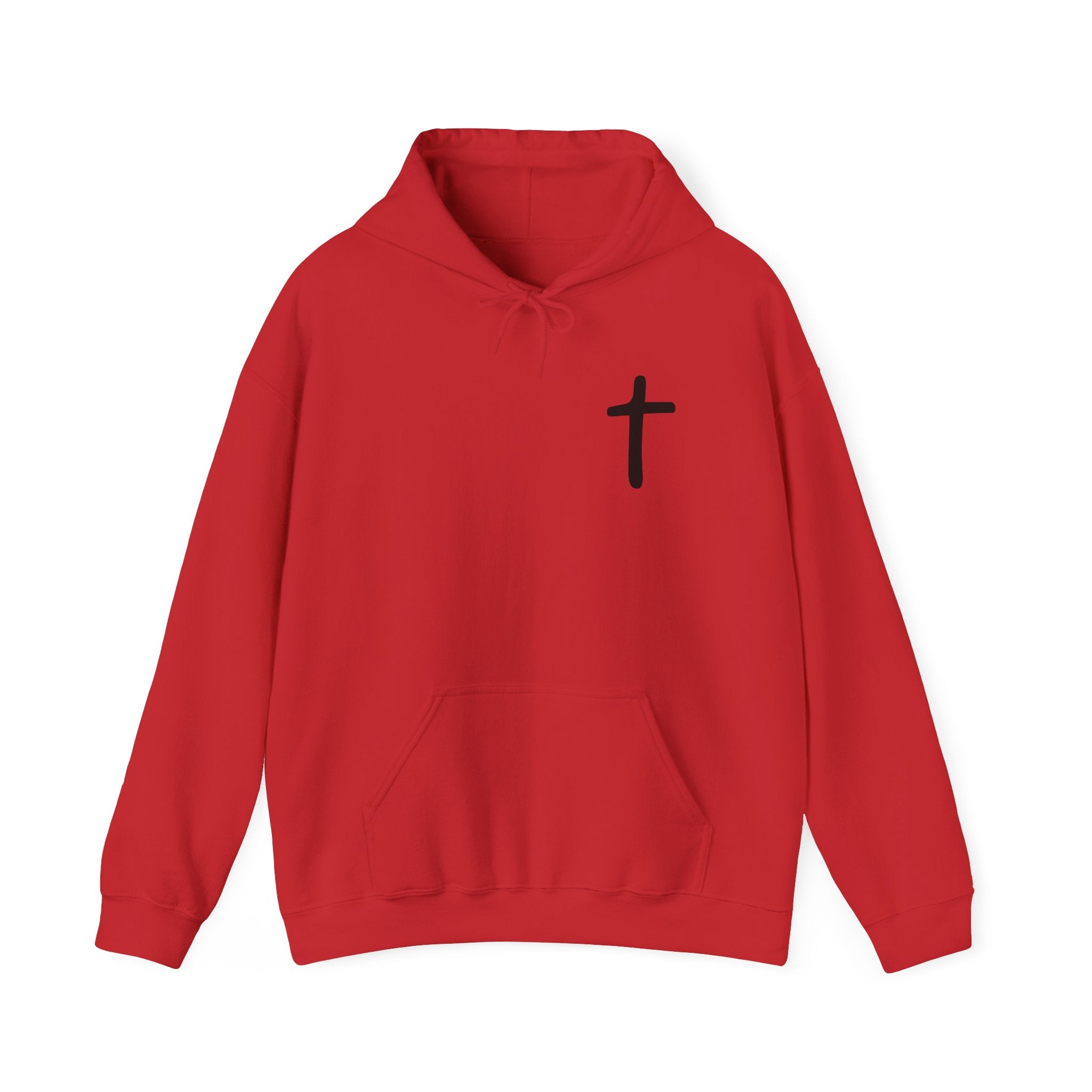 Forgiven Hoodie — Psalm 32:1 Christian Cross Sweatshirt